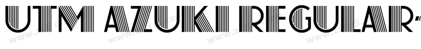 UTM Azuki Regular字体转换